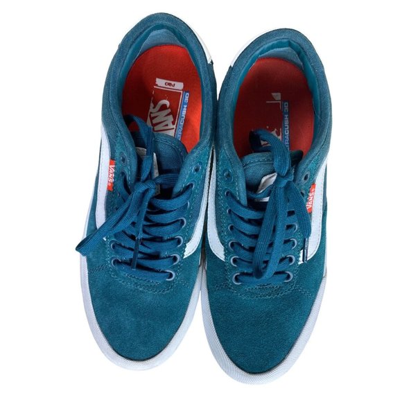 VANS Chima Pro 2 Prime Atlantic Blue Suede Shoes Men Sz 7 Womens 8.5 VN0A3MTI0QU main image 7